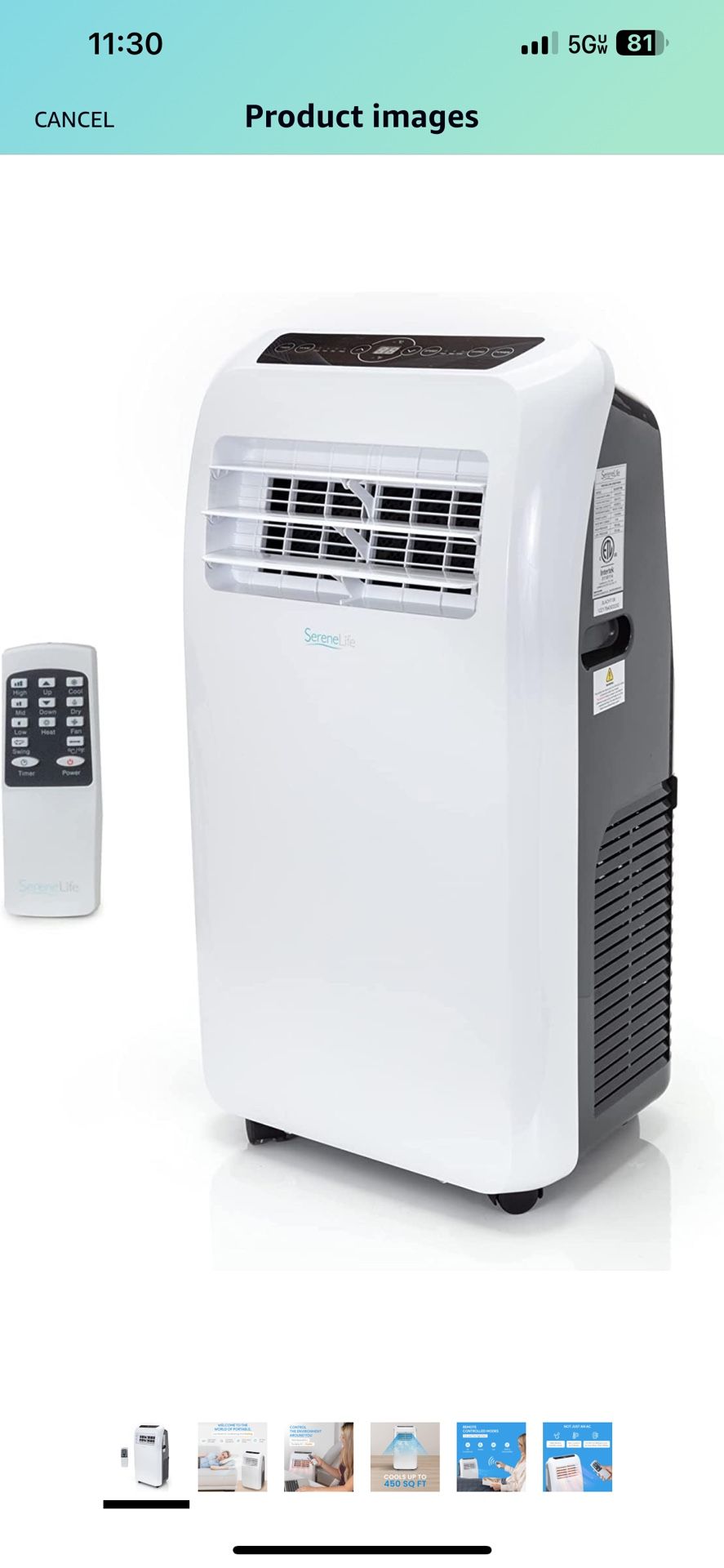 Serene Life Portable AC Unit and Heater