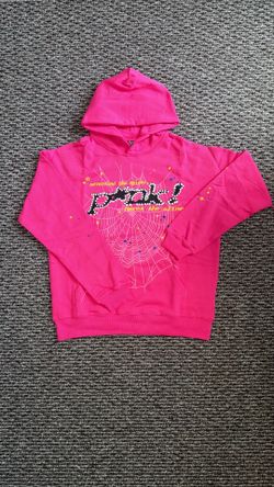 Pink spider hoodie