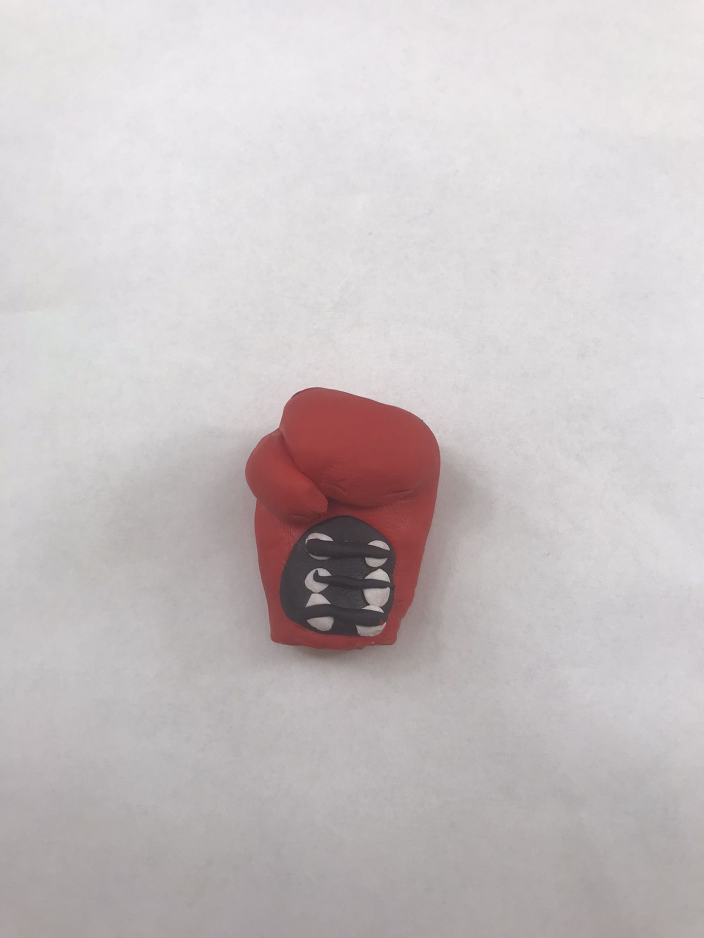 Small Clay Boxing Glove