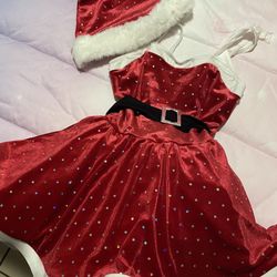 Girls Christmas Costume 7/8