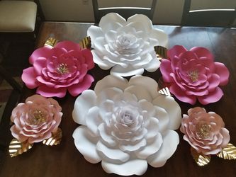Paper flowers and paper roses