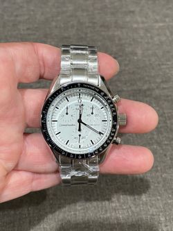 Moonswatch Mod Modified watch  PE50 Quartz movement Stainless Steel Case