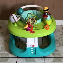 PRACTICALLY NEW TINY LOVE BABY ACTIVITY JUMPER 4  IN 1