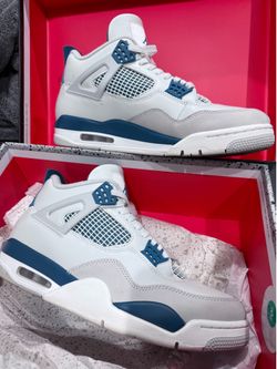 Military blue Jordan 4s