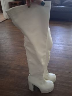 White boots