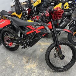 RFN Electric Dirt Bike 60MPH! Finance For $150 Down Payment!!