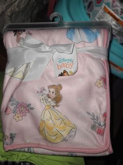 Princess baby blanket