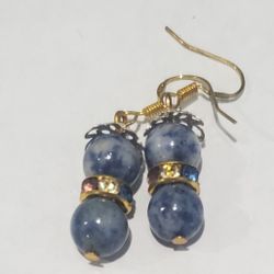 Blue Stone Earrings 