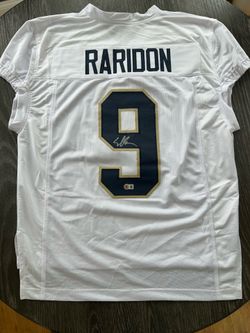 Eli Raridon Autographed Notre Dame Fighting Irish Custom Jersey #9 (BAS Cert.)