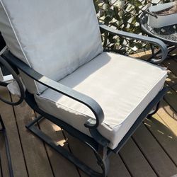 Two Aluminum Chairs - Well Made - Sold As Set