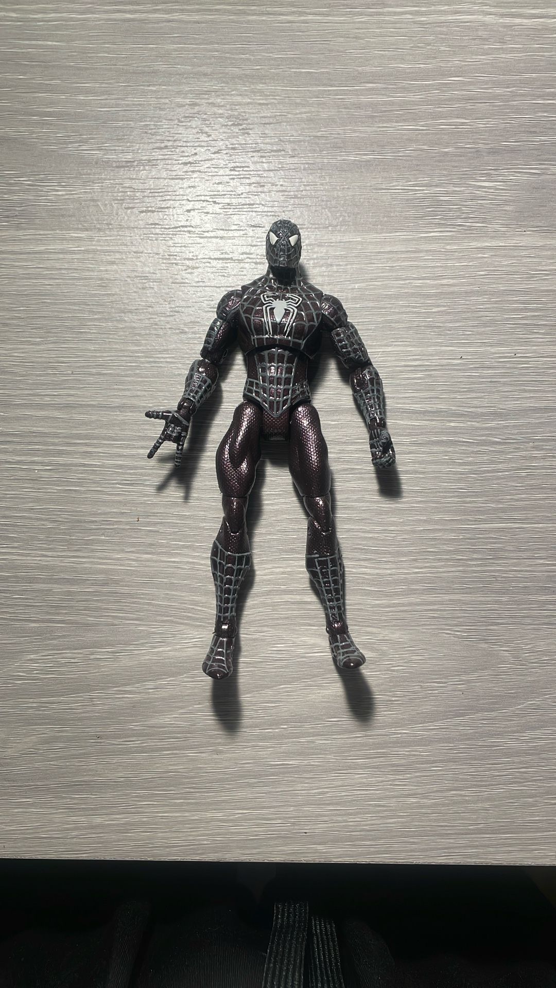 Black spider man 2000’s action figure