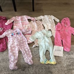 6 Month Baby Girl Pajamas 