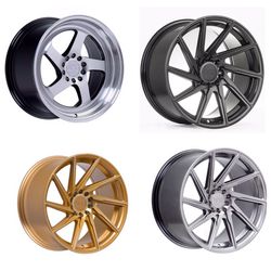 F1R Wheels 18" fit 5x100 5x120 5x114 ( only 50 down payment/ no CREDIT CHECK)