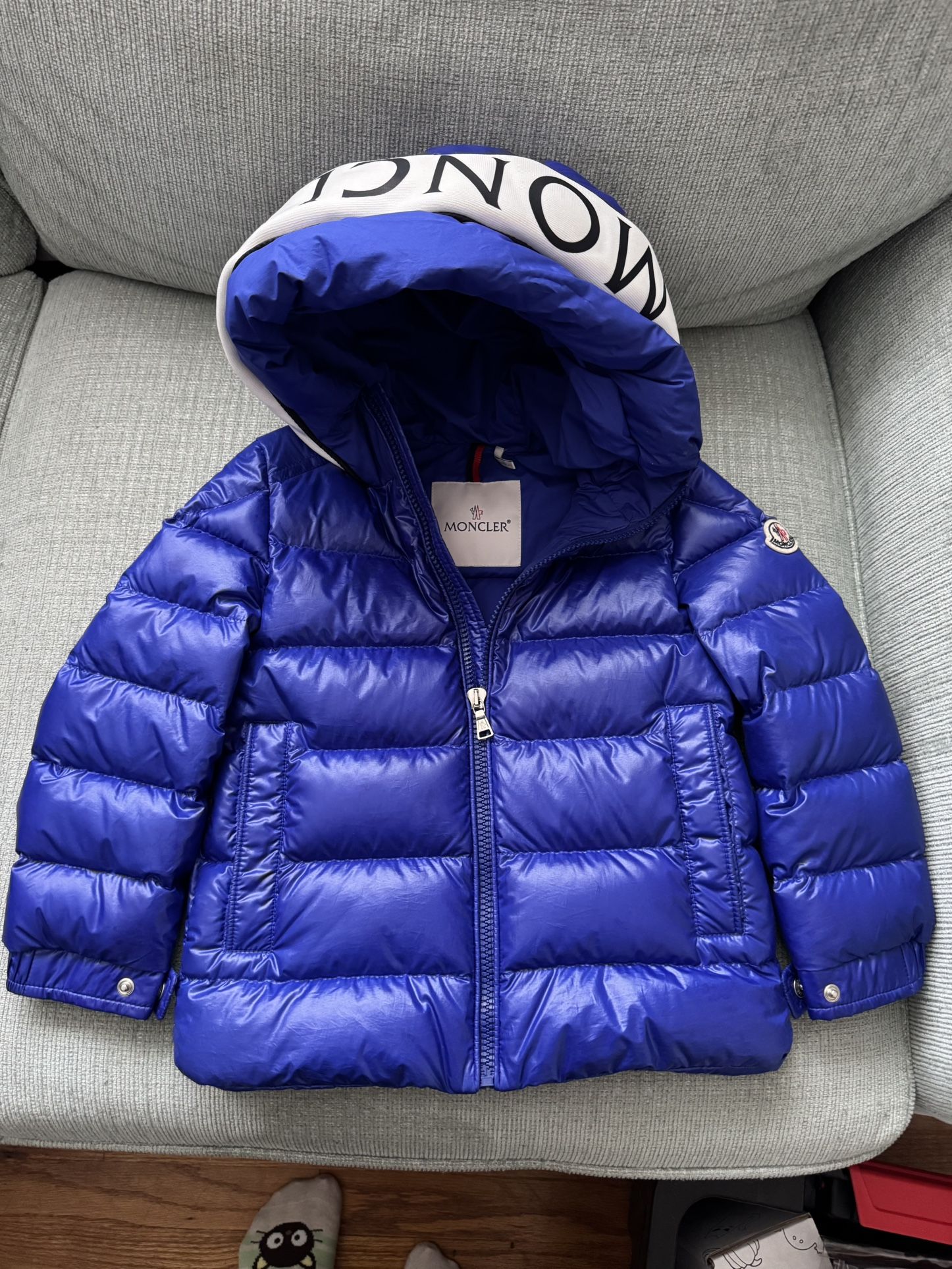 Boys Moncler Size 5 Winter Coat