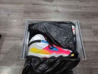 JORDAN 8 WHITE MULTICOLOR