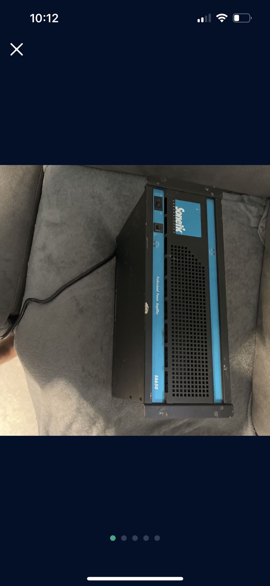 Sonetic SA650 Professional Power Amplifier