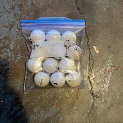 A Dozen Bridgestone Golf Balls – Clean – Good Condition