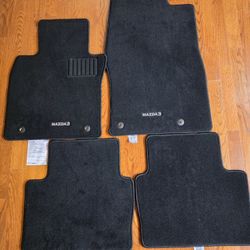 Front And Back Mats For Mazda 3. Original And Genuine. 