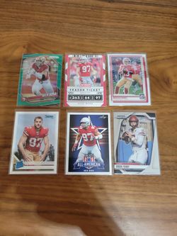 San Francisco Nick bosa rookies and Refractor with Brock Purdy