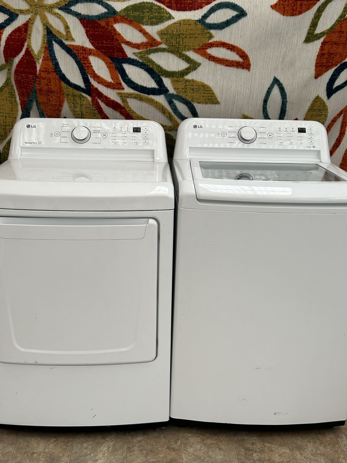 LG Set Electric Laundry