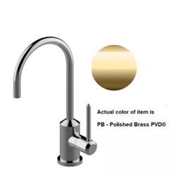 Graff Cold Water Kitchen Faucet Dispenser in Polished Brass. G-5955C-LM41D-PB