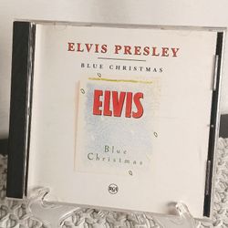 Elvis Presley Blue Christmas Holiday Music CD 1992 Winter Wonderland Silver Bell