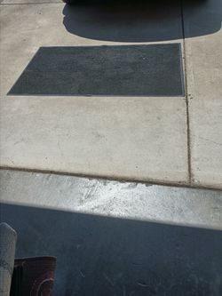 Black carpets for garage 10.00 each
