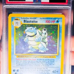 Pokémon TCG Holo Rare Blastoise 2/102  #2 1995 NM Condition PSA 6 ( Brand New)