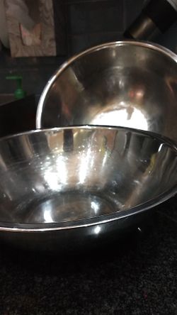 Mixing Bowls, 13" across each way.