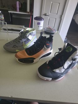 3 pairs of Jordans