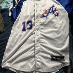 New Atlanta braves Alternate Ronald Acuna Jr. Jersey Size Large