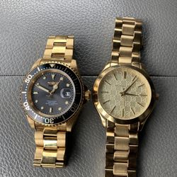 Invicta And Michael kors Watch 