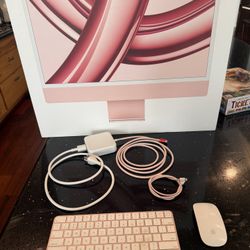 Pink Imac, 250 Gb Hard Drive M3 Chip Perfect Condition