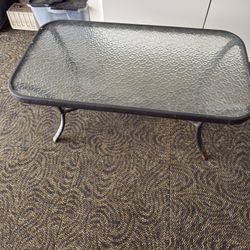 Glass Outdoor Table