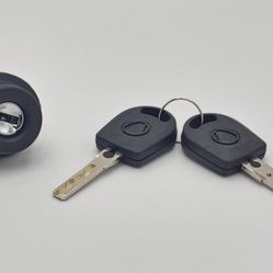 VW Jetta 2004-2008 Audi A3 2006-2013 Ignition Lock Cylinder With Keys Shells.