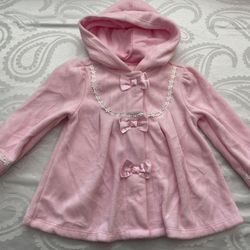 Hoodie Jacket Fleece Coat Size 24 Months Toddler Girl Unworn