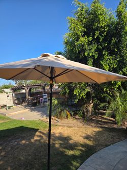Mainstays tan umbrella