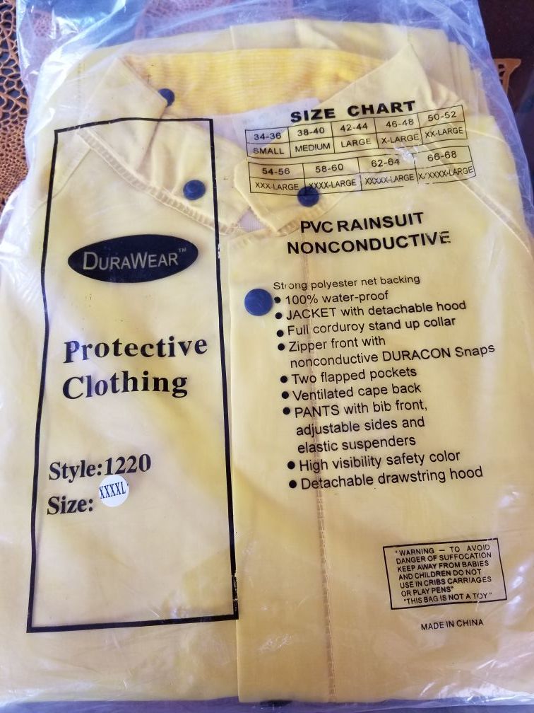 Rain Suit, impermeable