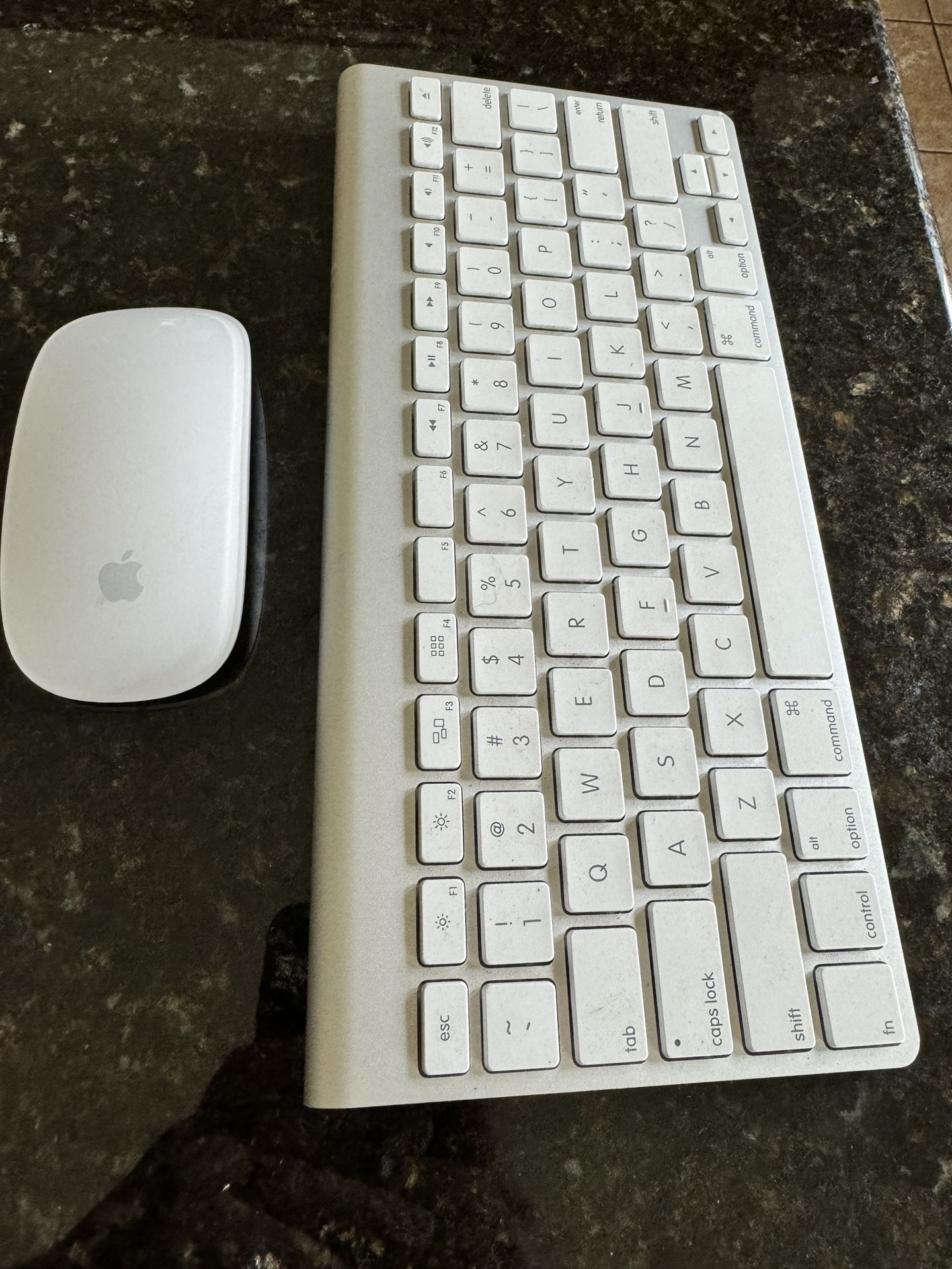 Apple Mouse and Keyboard Combo