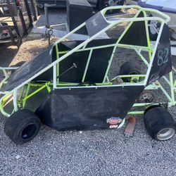 2 Racing Kart Frame No Engine Need Work