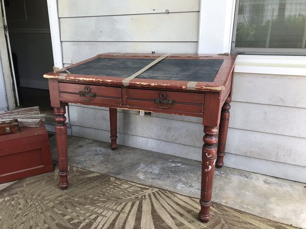Antique Slant Desk Needs Refinishing For Sale In High Point Nc