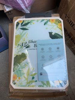 Premium Glass Kitchen Cutting Board Brand New Unopened, Easy Clean