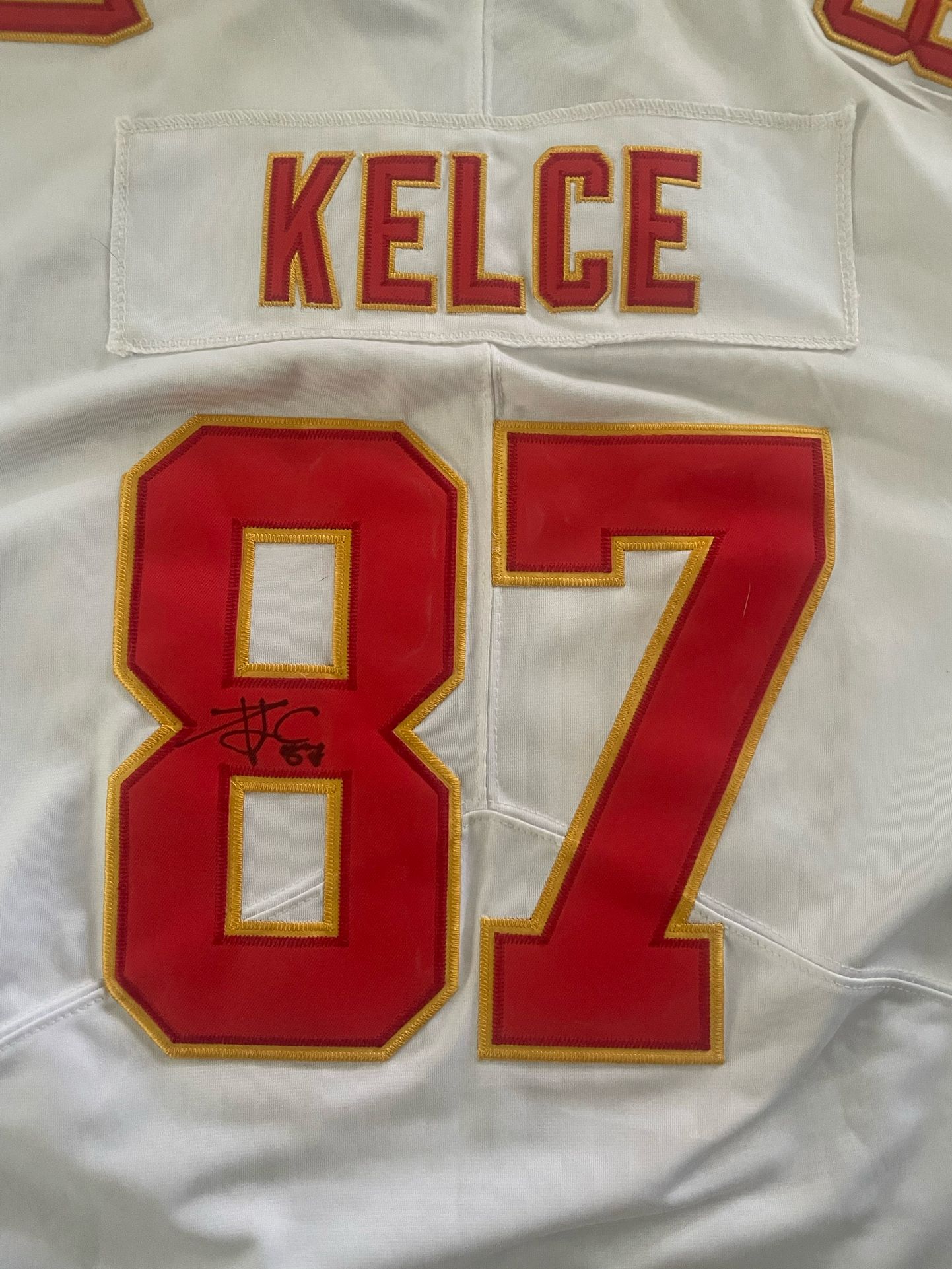 Travis Kelce Autographed jersey (I’ve worn it, Slightly Dirty) $100