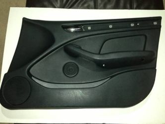 00-05 BMW E46 330i 4dr OEM Front Passenger Leather Door Panel