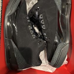 Air Jordan 3 Retro “Black Cat 2025” Size 13 Men’s OG ALL