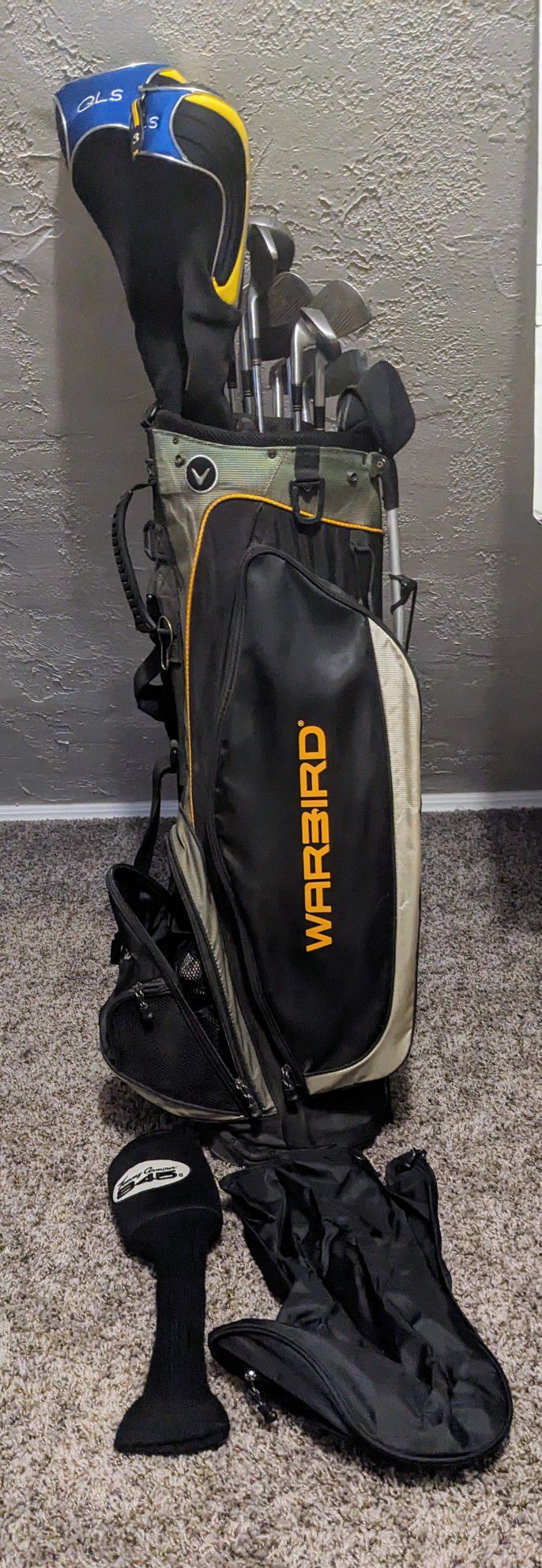 Used Callaway Warbird Golf Set And Bag + Accessories Good Deal Get Today