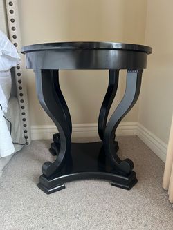 Black side tables x2 sold together