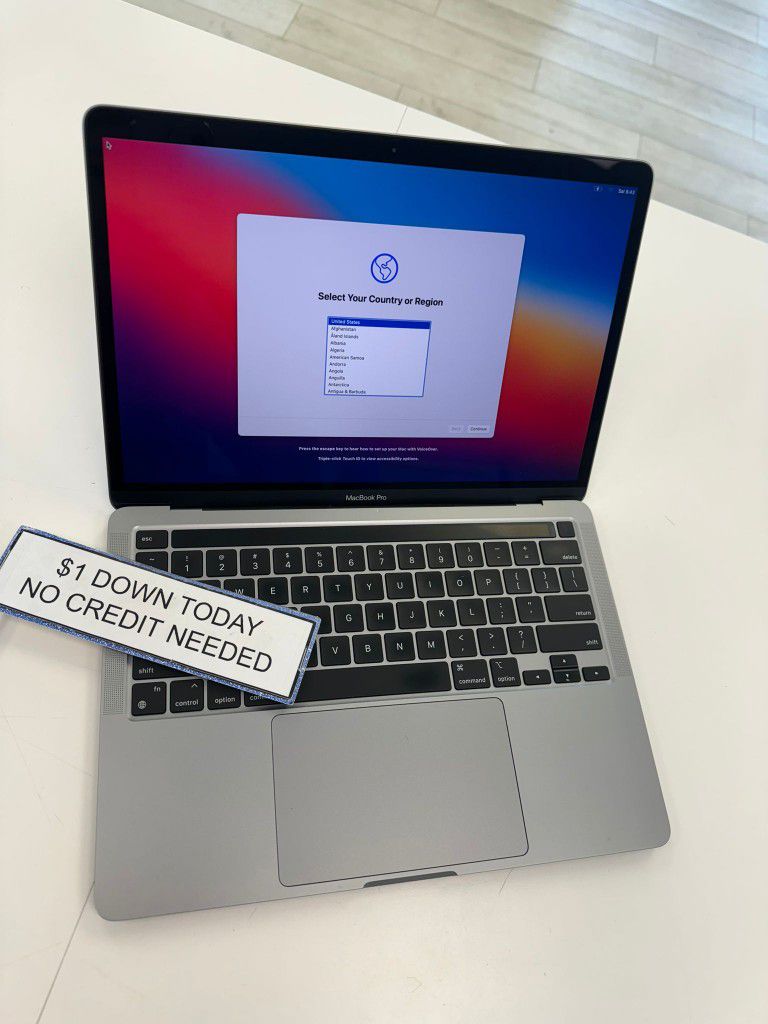 Apple MacBook Pro 2020 M1 256GB - 90 Day Warranty - Payments Available With $1 Down 