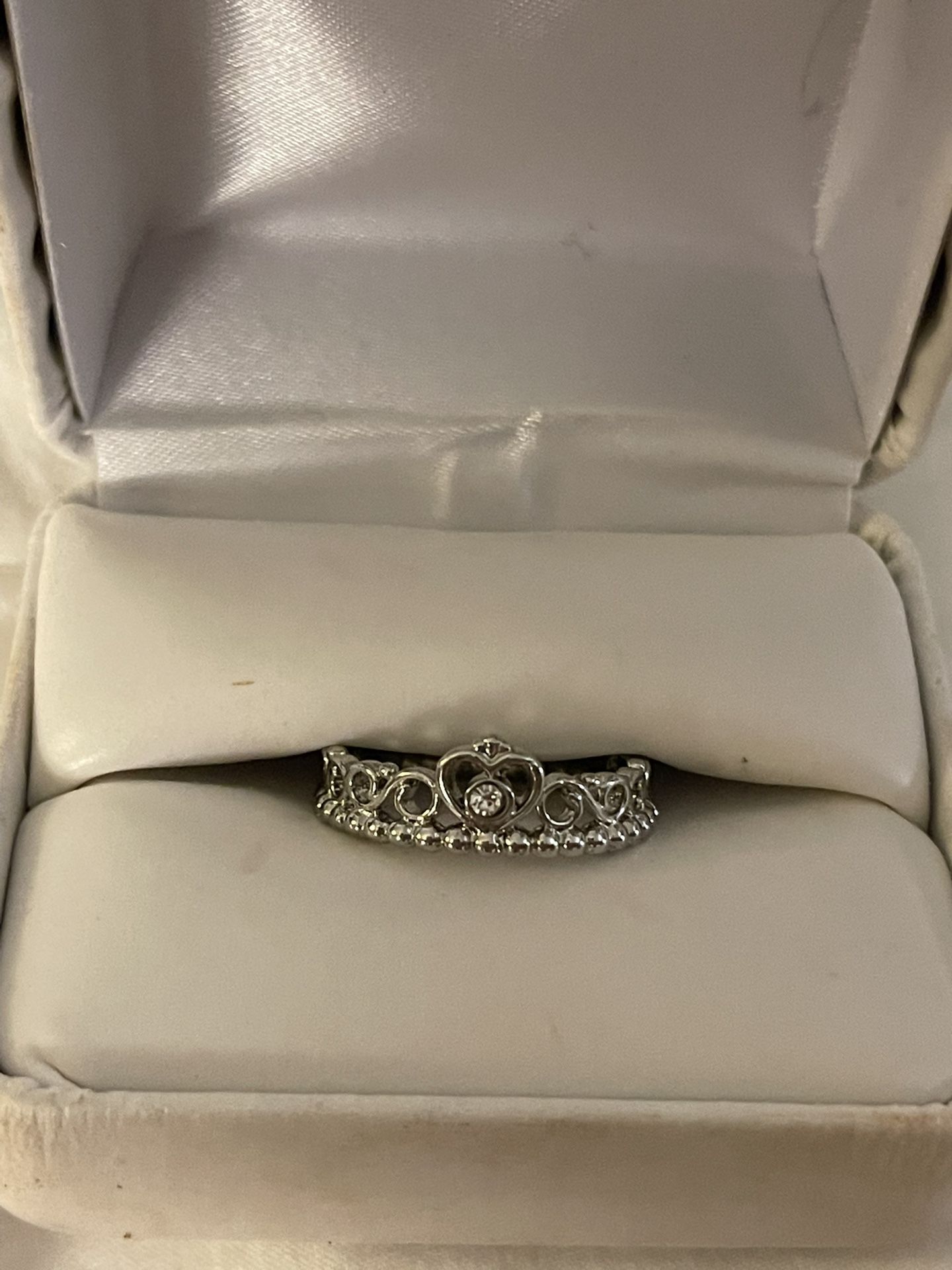Pandora Princess Ring Sz 8