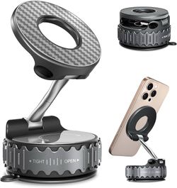Brand new in box BEBEAR Car Phone Holder for Magsafe [78+LBS Hyper Suction & 4400gf Strongest Magnetic] 360°Adjustable Car Phone Mount Car Accessories